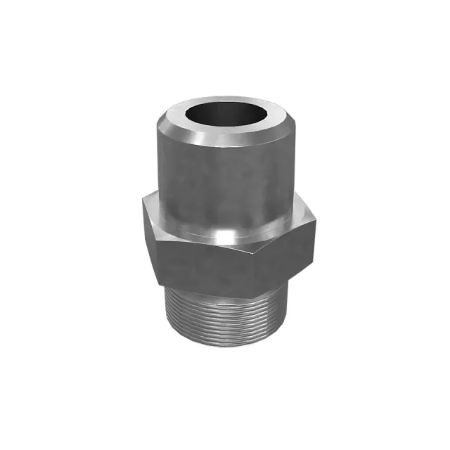 1-1/16-12 STOR x 3/4-14 NPTF Thread Düz Adapt