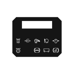 Caterpillar Painel de controlo Monitor dectal Filme — vista de três quartos