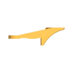 Caterpillar Bucket Sidecutter — açılı görünüm