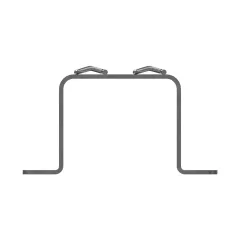 Caterpillar 5mm Support de harnais de câblage épais — vue de trois quarts