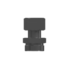 Caterpillar 1-11/16-12, 1-7/16-12 Thread O-Ring Face Seal Düz Adapt — açılı görünüm