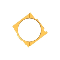 Caterpillar 3.5mm Thick KÜHLER Fan Shroud — Dreiviertelansicht