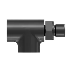 Caterpillar 49.38mm Long Tee Adapter — açılı görünüm
