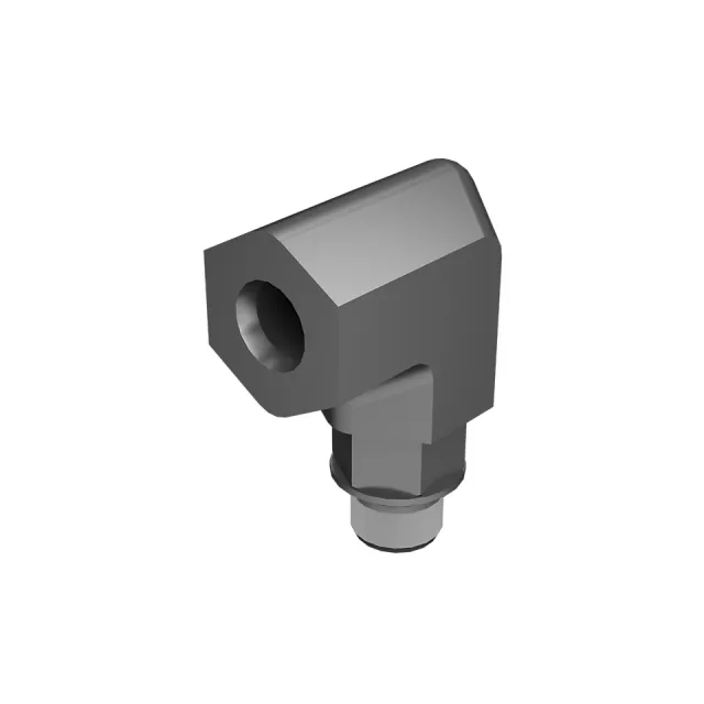 17.46mm Hexagonal Akışkanlar 90 Derece Elbow Adapt