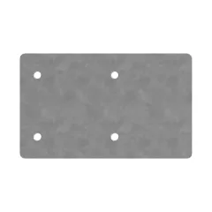 Caterpillar 25mm Thick Soporte Plate — vista en tres cuartos