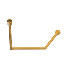 Caterpillar 13.4mm Innendurchmesser Achse Ölkühler Linie Rohr — Dreiviertelansicht