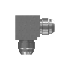 Caterpillar 7/8-14 Thread 90 Degrees Elbow Union 37 Degrees Flared Adapt — açılı görünüm
