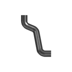 Caterpillar 76.2mm Inner Diameter Water Lines MANGUERA — vista en tres cuartos