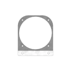 Caterpillar 4mm Thick Support Bracket — three-quarter view