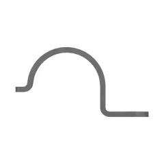 Caterpillar 52mm Diameter Half Clip — Dreiviertelansicht