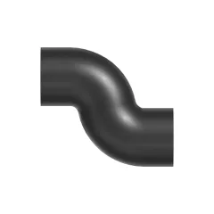 Caterpillar 177.8mm Inner Diameter Elbow — açılı görünüm