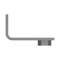 Caterpillar Hava Durumer Lines Destek Bracket — açılı görünüm