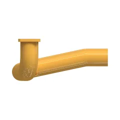 Caterpillar 123.7mm İç Çapı Klima Tube Assembly — açılı görünüm