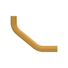 Caterpillar 98.3mm ID Aftercooler Air Lines Tube — açılı görünüm