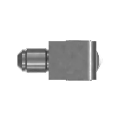 Caterpillar 3/8-24 Thread 45 Degrees Flared 90 Degrees Elbow Ether Adaptör — açılı görünüm
