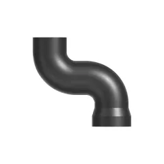 Caterpillar 152.4mm İç Çapı Elbow — açılı görünüm