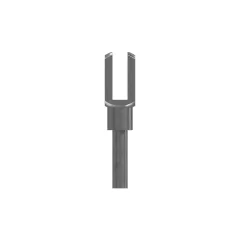 Caterpillar M6 X 1 Gewindetür Clevis — Dreiviertelansicht