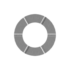 Caterpillar 1.98mmBa Transmission Planetary Thrust Disc — açılı görünüm