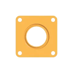 Caterpillar 10mm Thick Spacer Plate — Dreiviertelansicht