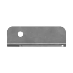 Caterpillar 5mm Thick Exhaust Pipe Mounting Bracket — three-quarter view