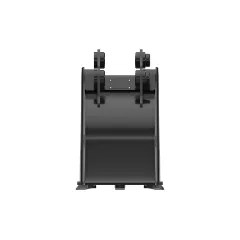 Caterpillar 400 mm (16 in), 70 L (2.5 ft3), PASADOR On, PERNO-On Teeth — vista en tres cuartos