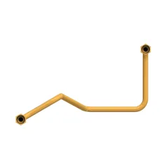 Caterpillar Su Hatları Tube Assembly — açılı görünüm