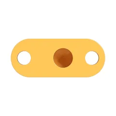 Caterpillar Bloque de hierro fundido de alta altura 51mm — vista en tres cuartos