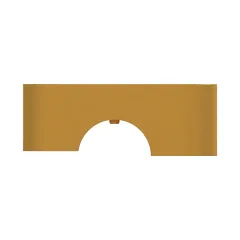 Caterpillar Left Hand Track Idler Cap — Dreiviertelansicht