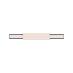 Caterpillar M10X1.5 Thread Stud Bolt — vista de três quartos