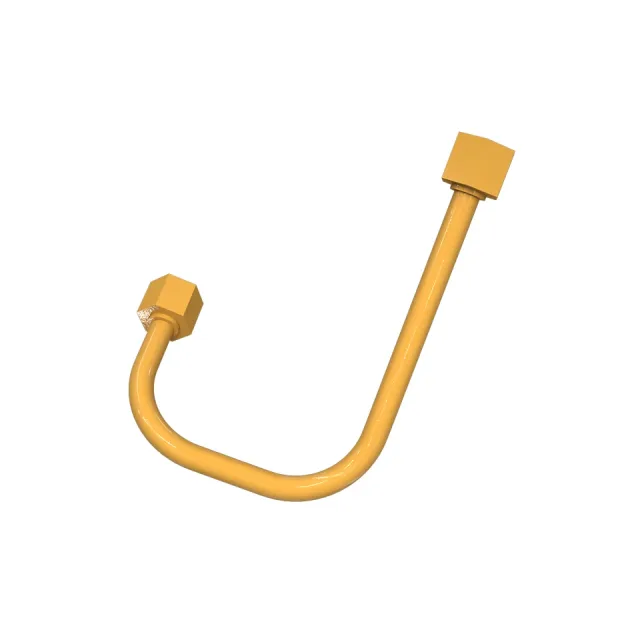 9.52mm Nut Orifice multiple Bend Steel Tube