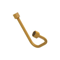 Caterpillar 9.52mm Nut Orifice Multiple Bend Steel Tube — three-quarter view