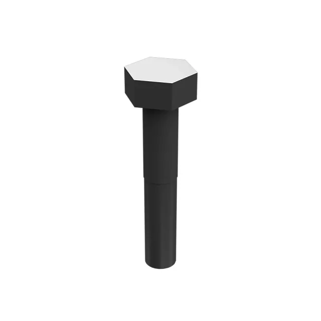 34.92mm Shaft Uzunluk Dış Hexagon Çelik Bolt