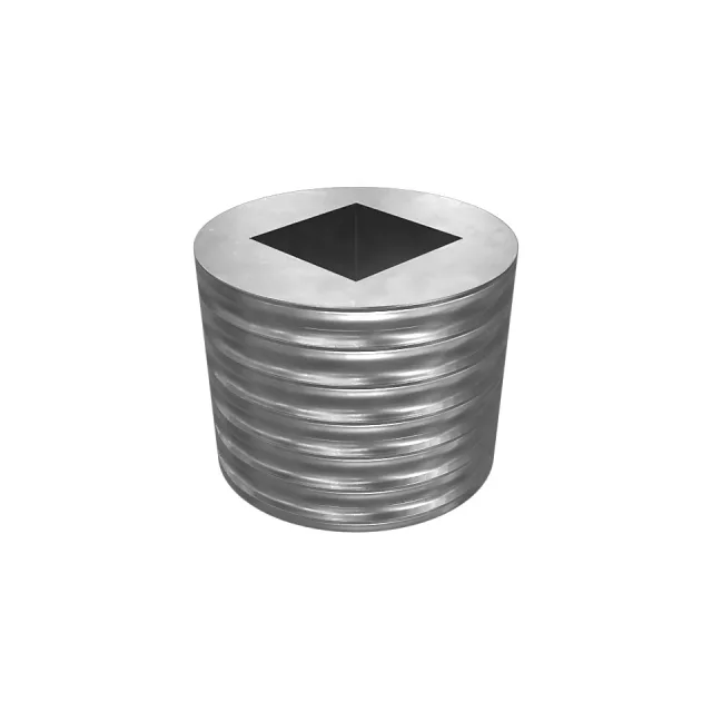 1/2-14 NPTF Thread Square-Drive Plug