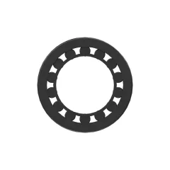 Caterpillar 83.78mm Inner Diameter Roller Bearing Outer Race — three-quarter view