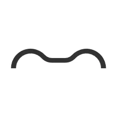 Caterpillar Dual Hose Saddle Clamp — açılı görünüm