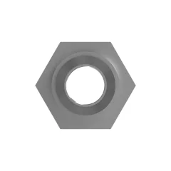 Caterpillar Bulkhead Hex Head Flared Düz Adapt — açılı görünüm