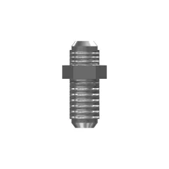 Caterpillar Bulkhead Hex Head Flared Düz Adapt — açılı görünüm