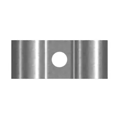 Caterpillar 15.80mm Diamètre intérieur Double tube demi boucle clip — vue de trois quarts