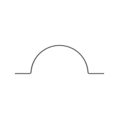 Caterpillar 101.60mm Single Tube Saddle Clip — açılı görünüm