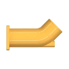 Caterpillar 89mm Çapı111 Elbow — açılı görünüm