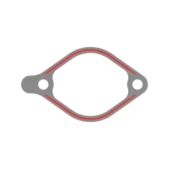 Caterpillar 0.8mm Thick Oil Filter Cover Gasket — three-quarter view