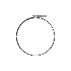 Caterpillar CÓDIGO0 Diâmetro Interno Mínimo Clamp da Banda V 290.10mm — vista de três quartos