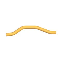 Caterpillar 60.2mm ID Engine Water Lines ROHRLEITUNG — Dreiviertelansicht