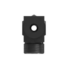 Caterpillar 1-3/16 - 12, 7/16 - 20 O Ring Face Seal Tee — açılı görünüm