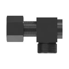 Caterpillar 1-3/16 - 12, 7/16 - 20 O Ring Face Seal Tee — açılı görünüm