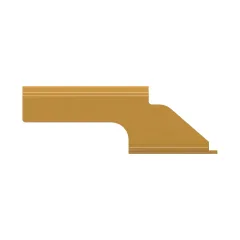 Caterpillar Idler Guard Mounting Bracket — açılı görünüm
