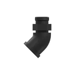 Caterpillar 25.40mm Hexagonal Akışkanlar 45 Derece Çelik Elbow Adapt — açılı görünüm