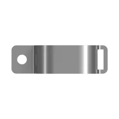 Caterpillar Dual Tube Clip, Top Half — vue de trois quarts
