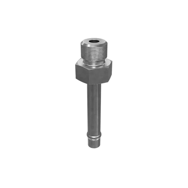 7/16-20 X 6.35 Adaptador de cabeza de hexón recto