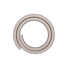 Caterpillar 32.00mm Long Spiral Spring Pin — açılı görünüm